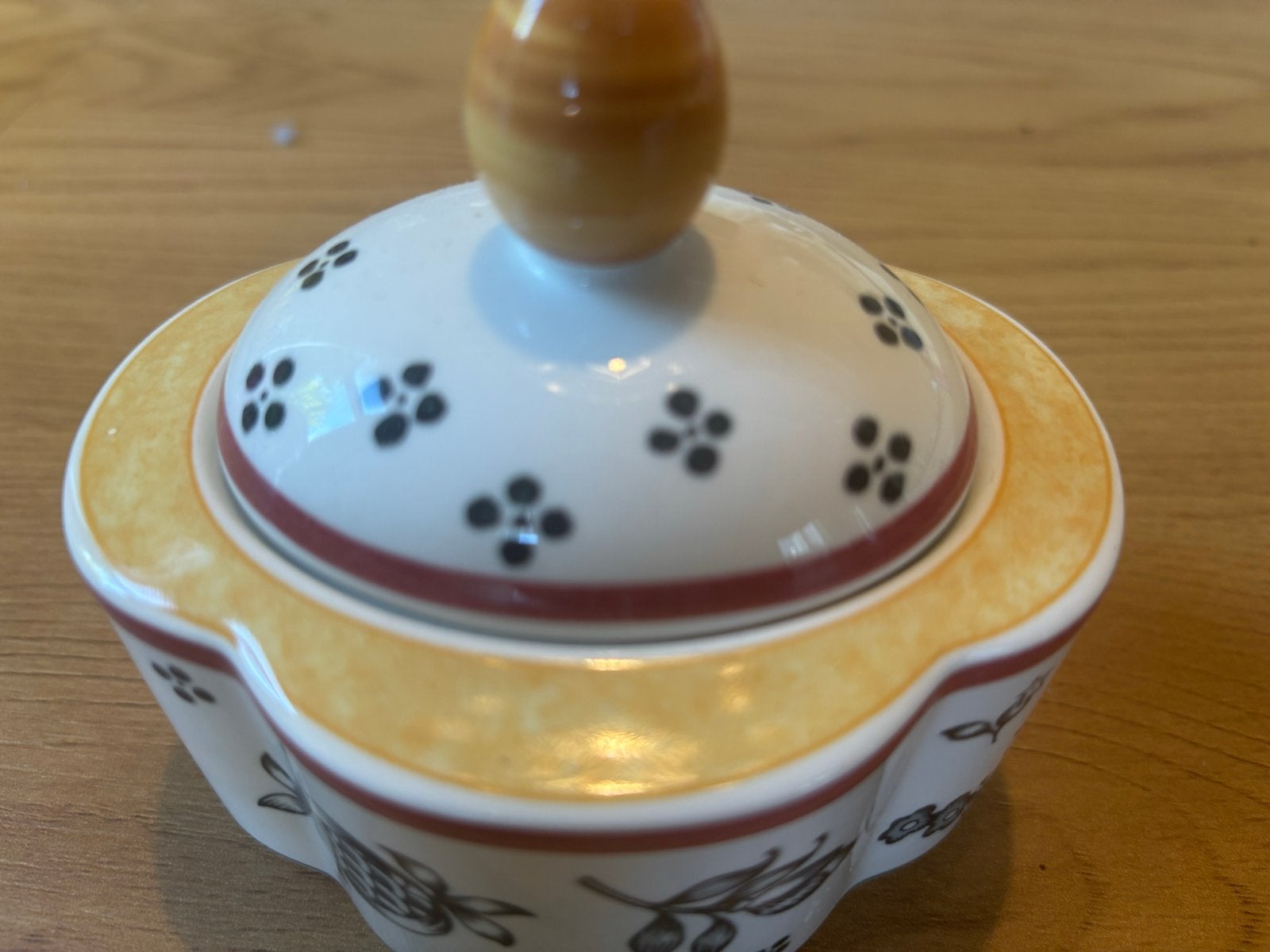 Villeroy & Boch Switch Plantation Suikerpotje, Huis en Inrichting, Keuken | Servies, Gebruikt, Ophalen of Verzenden, Porselein