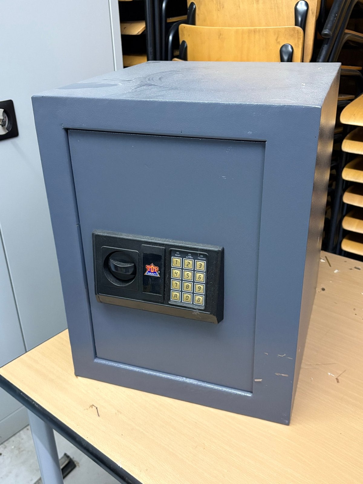 Kluis met codeslot - Sleutel ontbreekt, open, reset nodig, Ophalen of Verzenden, Gebruikt, Brandkast