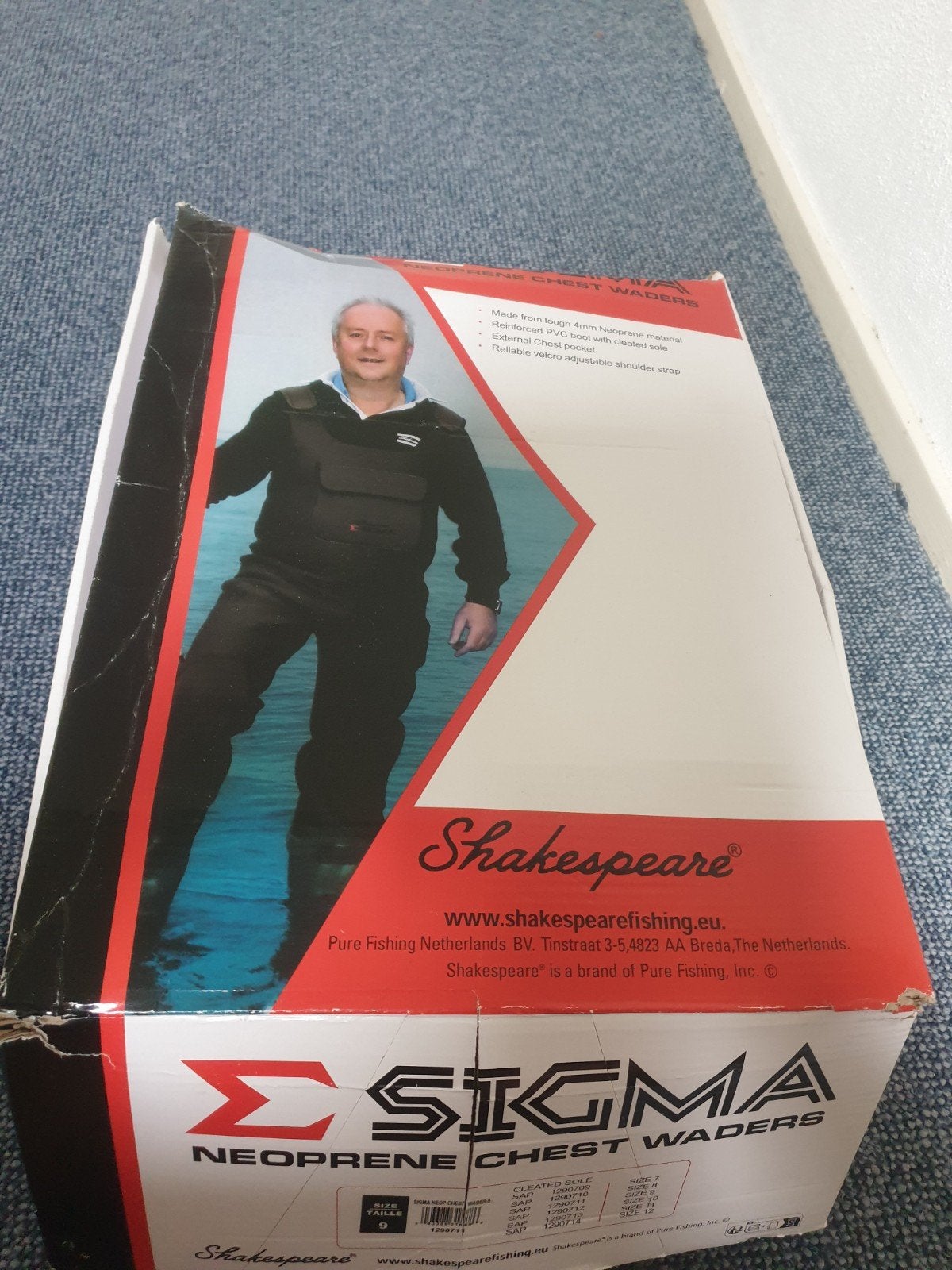 Shakespeare neopreen waadpak Maat 42/43 NIEUW !!!!, Ophalen of Verzenden, Nieuw, Overige typen