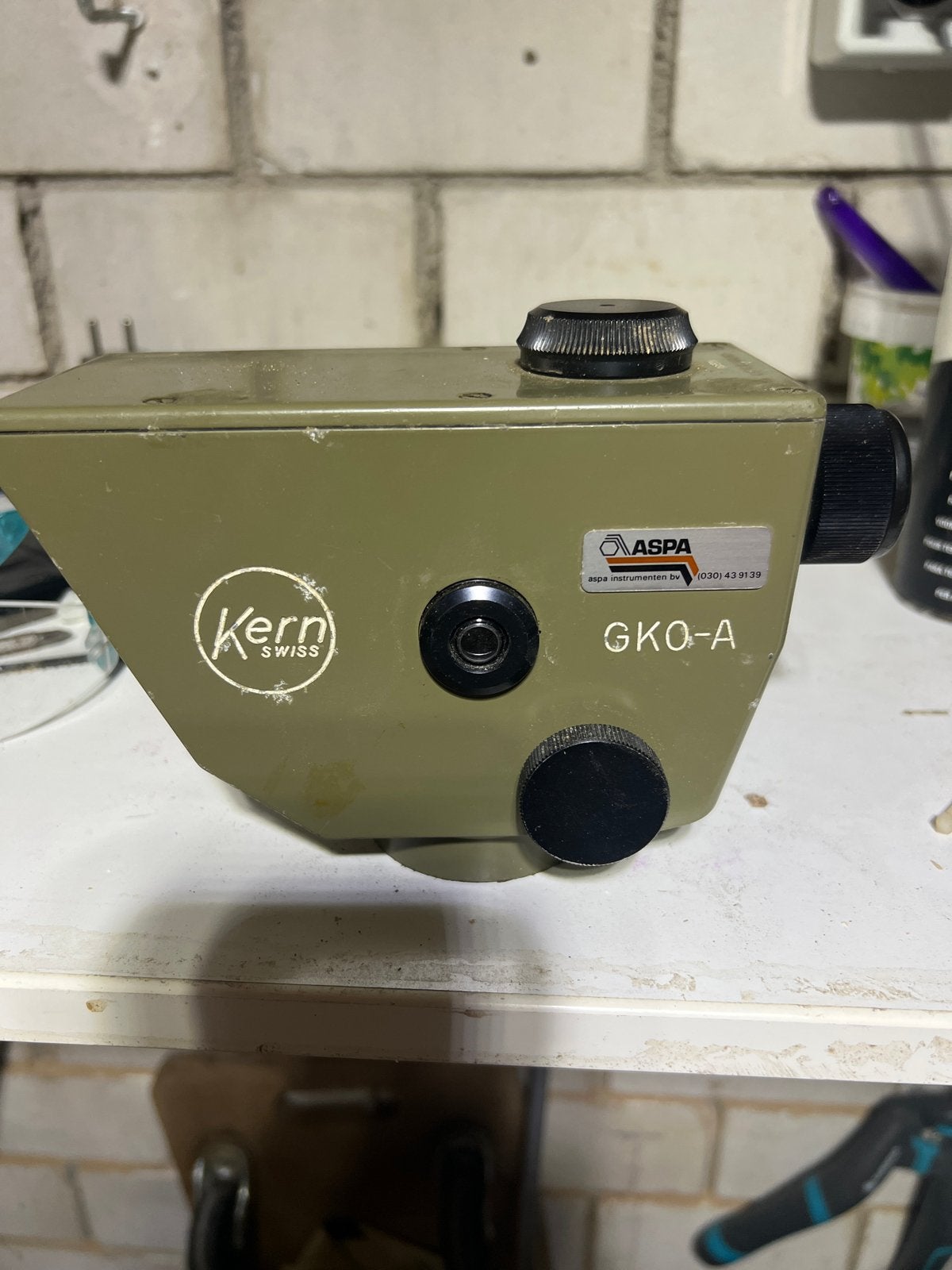 Kern Swiss GKO-A Waterpasinstrument / Nivelleerapparaat, Ophalen of Verzenden, Gebruikt, Overige meters