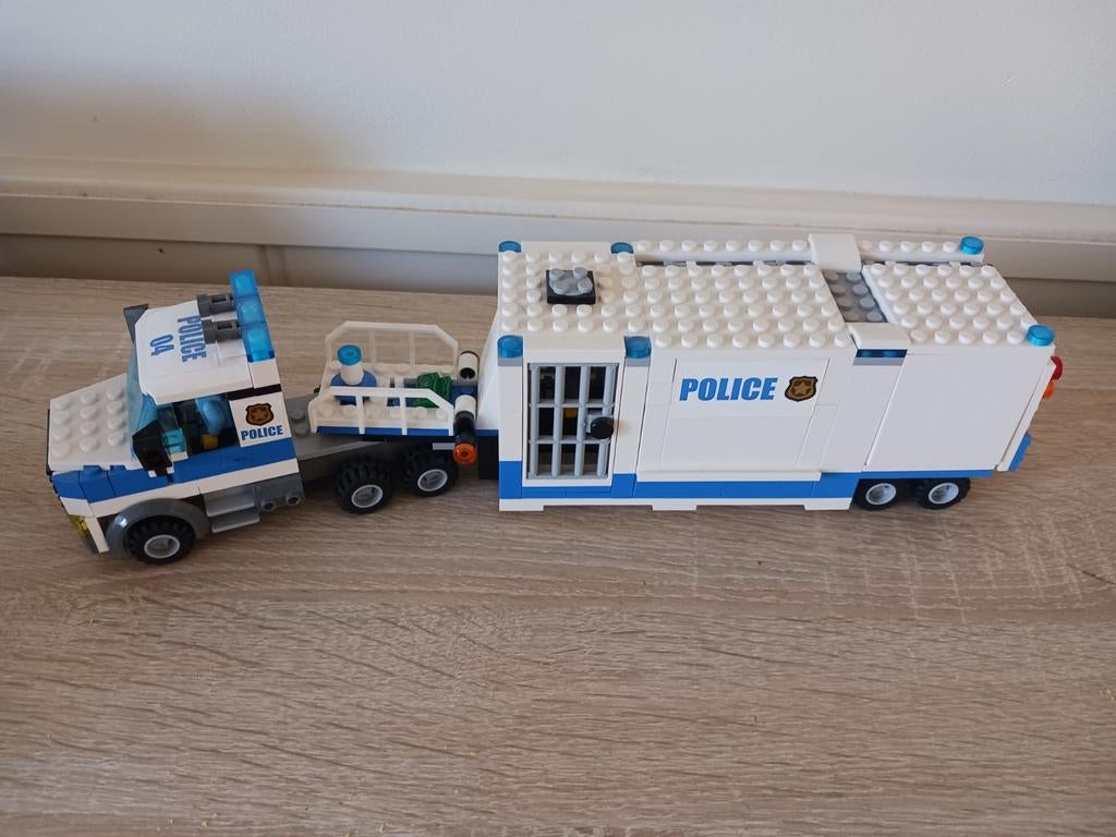 LEGO City Politie Transport Truck met Gevangenis, Kinderen en Baby's, Speelgoed | Bouwstenen, Gebruikt, Overige merken, Ophalen of Verzenden