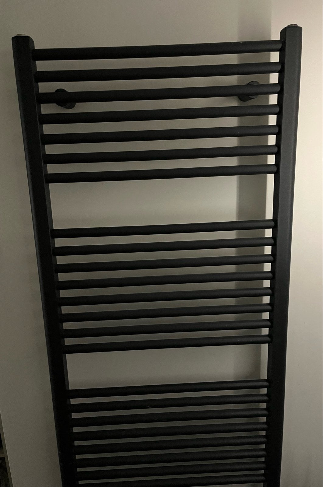 Zwarte handdoekradiator 170 x 60 cm, Ophalen, Radiator, 60 tot 150 cm, 80 cm of meer