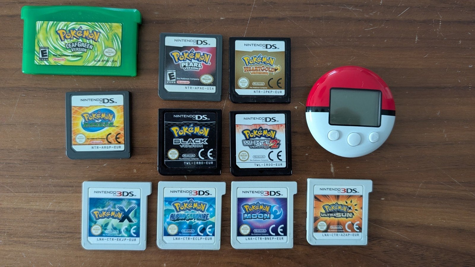 Pokémon Spellen Collectie (DS, 3DS, GBA) + Pokéwalker, 1 speler, Ophalen of Verzenden, Zo goed als nieuw, Role Playing Game (Rpg)