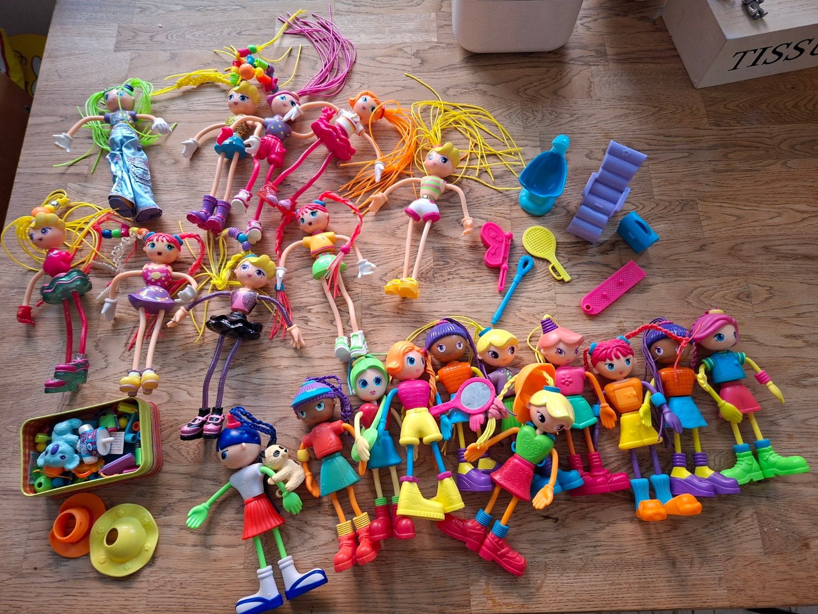 Grote collectie Bette Spaghetti poppen, incl. McDonald's, Ophalen of Verzenden, Zo goed als nieuw, Overige typen