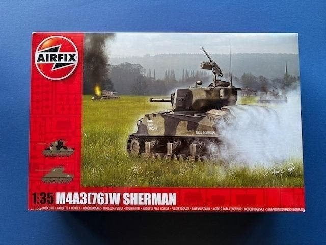 Airfix	A1365	M4A3(76)W Sherman	1/35 incl PE, Verzenden, Nieuw, Airfix, Tank