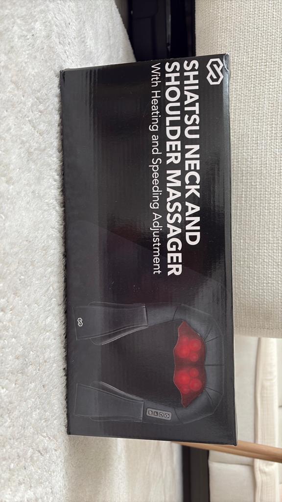 Shiatsu nek en schouder massager, Ophalen of Verzenden, Zo goed als nieuw, Apparaat