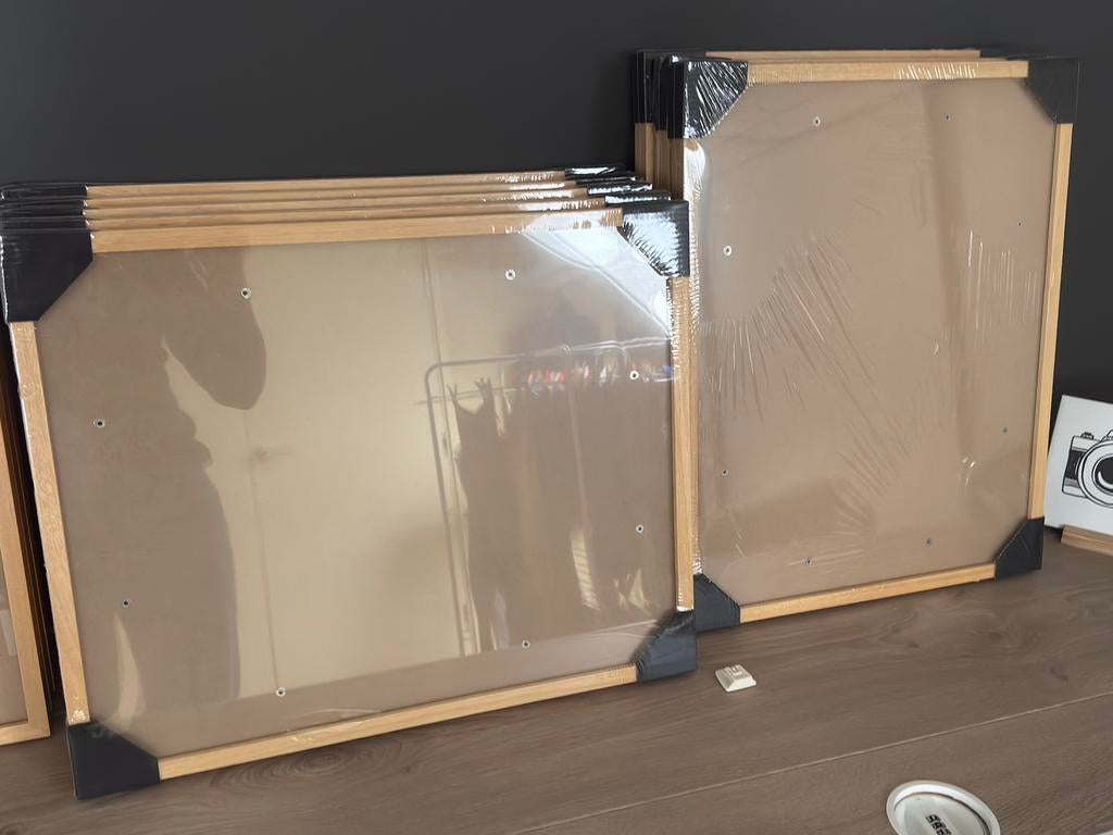 Fotolijsten 40x50 blank hout, Yellowkorner, totaal 12 st, Ophalen, Nieuw