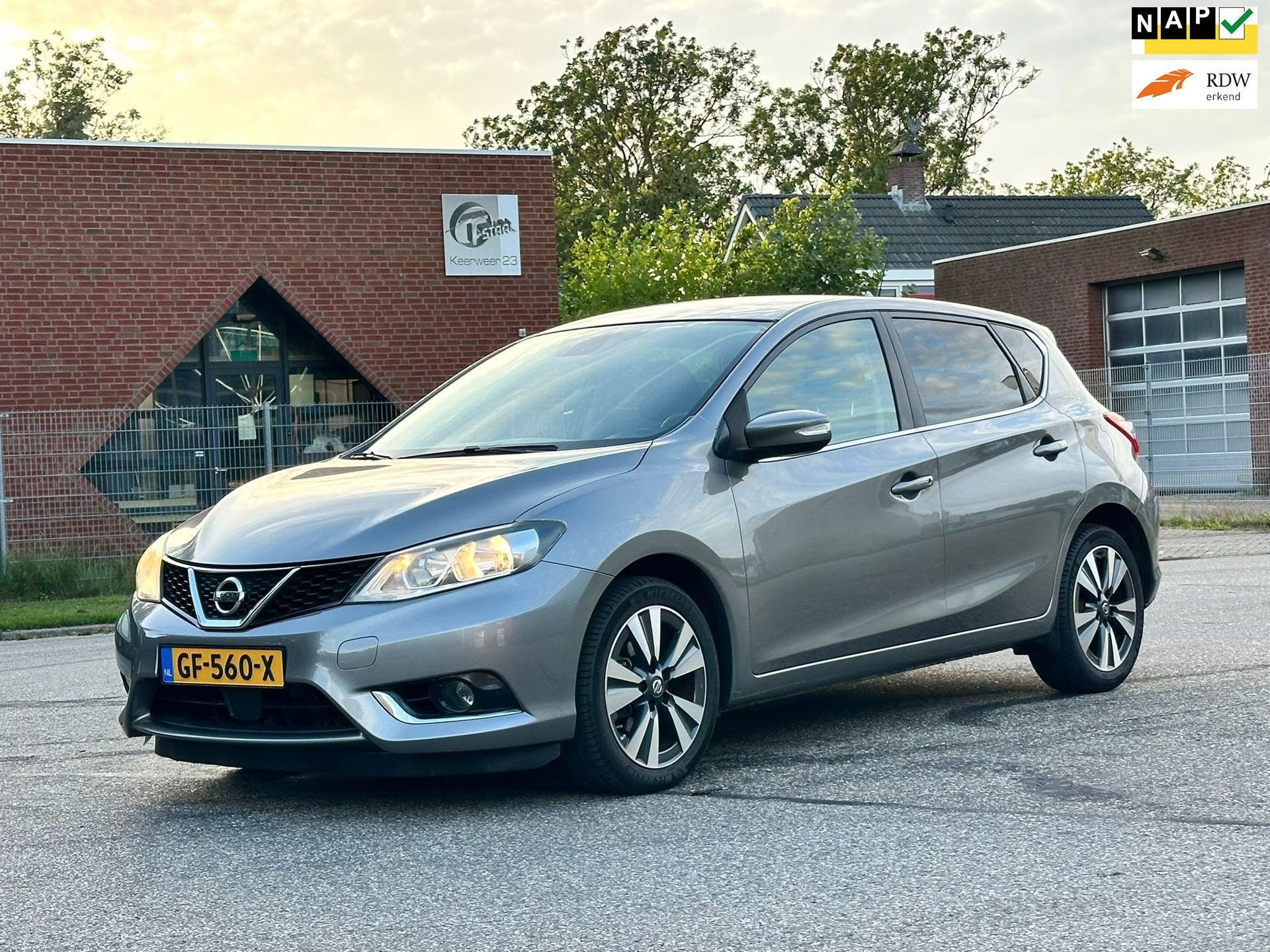 Nissan Pulsar 1.2 DIG-T Connect Edition Automaat*Achteruit c, Auto's, Gebruikt, 4 cilinders, 116 pk, Origineel Nederlands