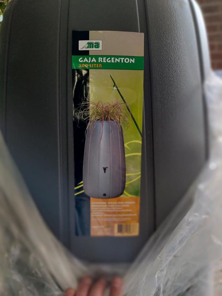 Gaia regenton, Tuin en Terras, 150 liter of meer, Ophalen, Nieuw, Met kraantje
