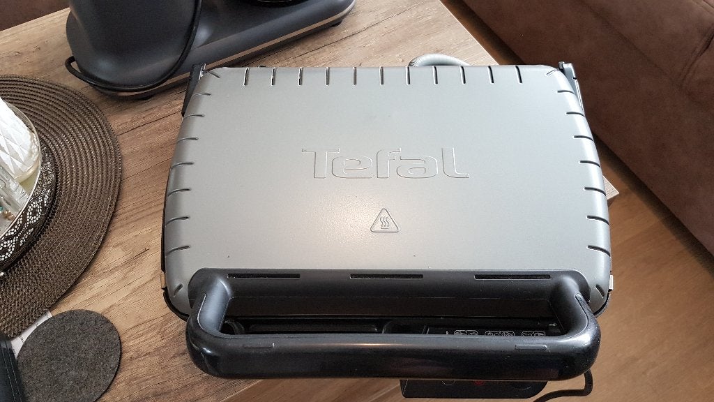Tefal Ultra Compact 600 Contactgrill, tosti-ijzer, Witgoed en Apparatuur, Contactgrills, Ophalen, Uitneembare platen, Gebruikt