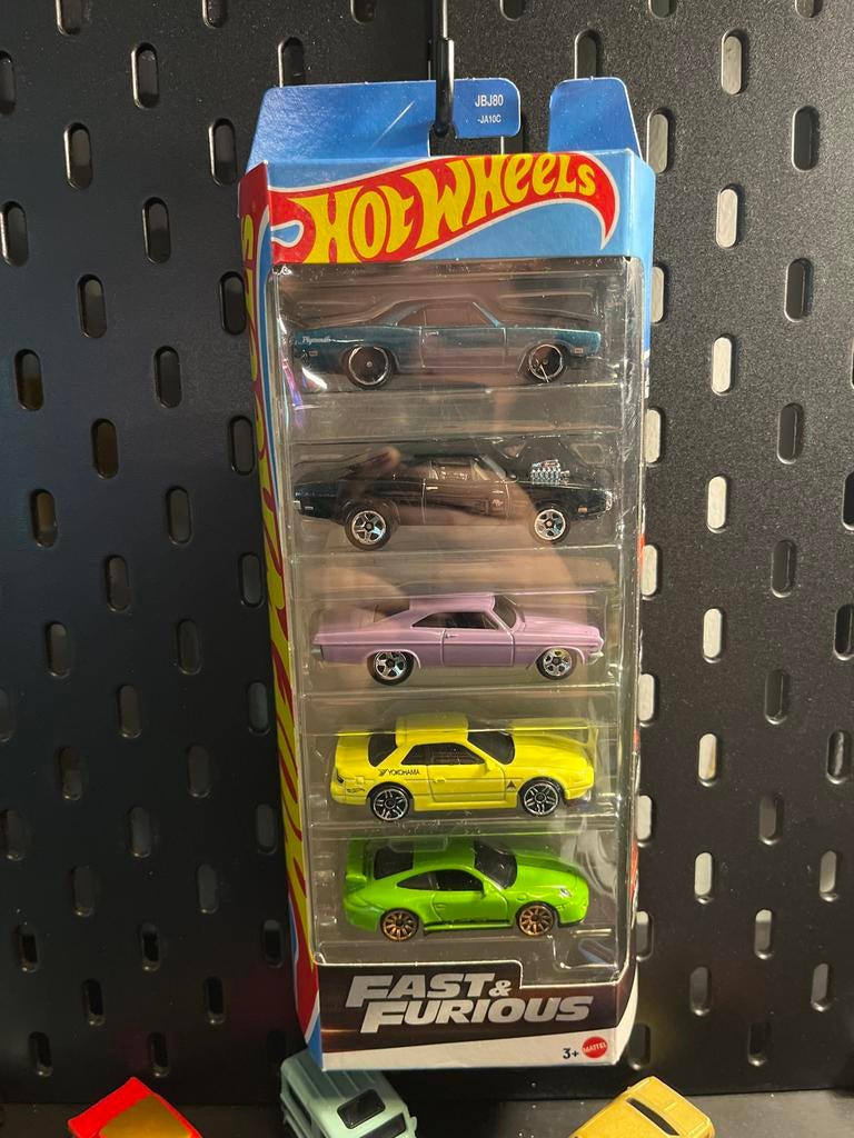 Hot Wheels Fast & Furious 5-pack - Nieuw in verpakking, Overige merken, 1:50 of kleiner, Auto, Nieuw