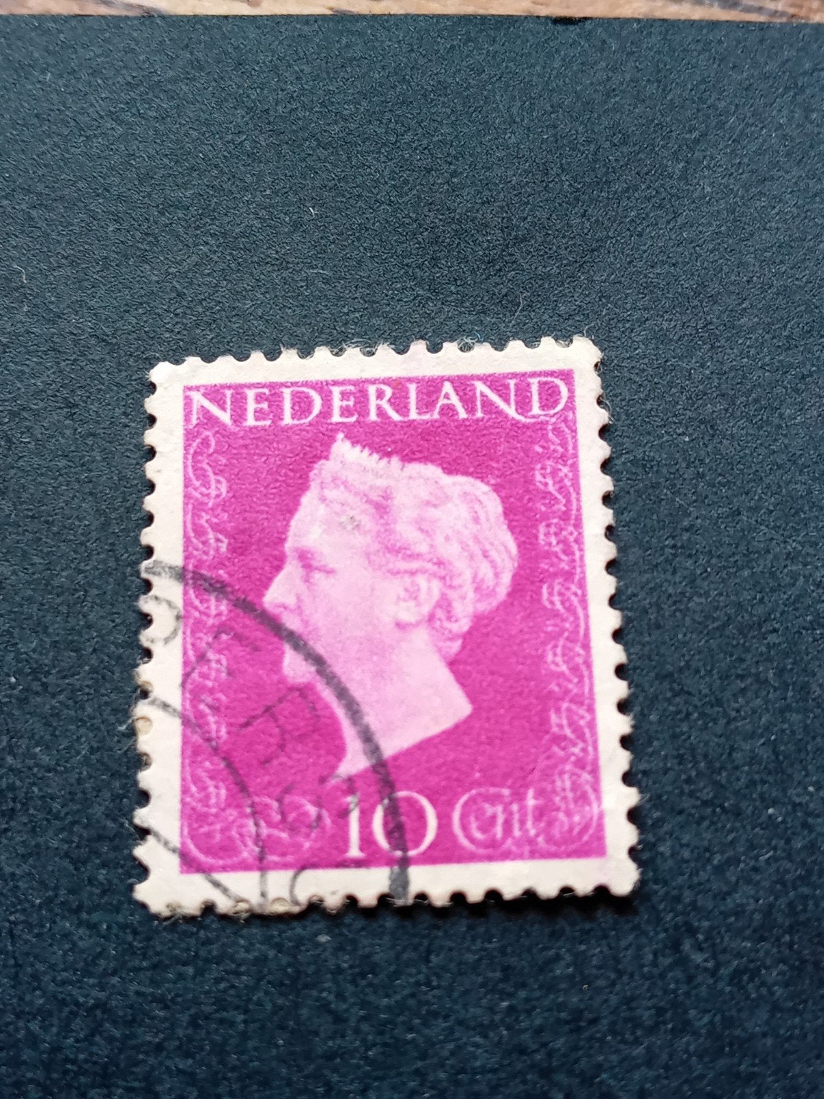 Nederlandse postzegel Koningin Wilhelmina 10 Cent, Postzegels en Munten, Ophalen of Verzenden, Na 1940, Gestempeld