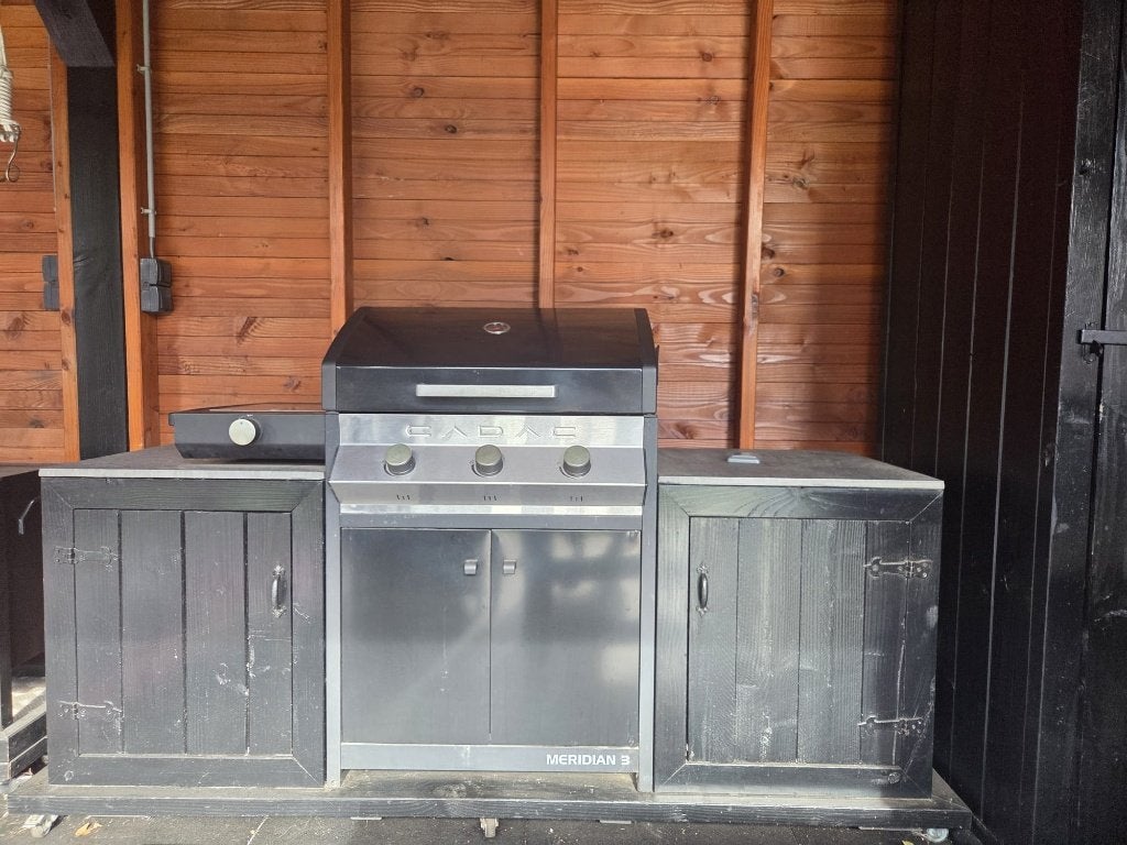 Buitenkeuken met CADAC Meridian 3 BBQ, Ophalen, Inbouw, Gebruikt, Cadac meridian