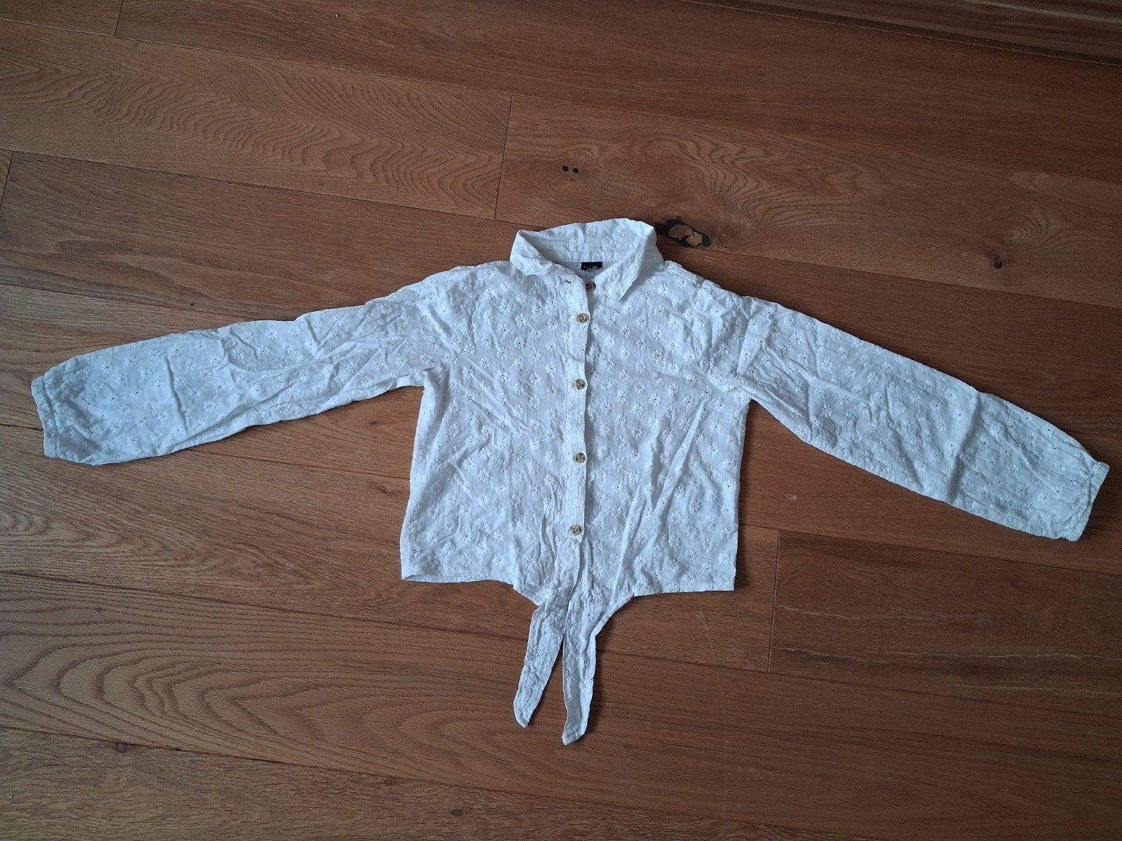 Bloesje Wibra maat 140, Gebruikt, Meisje, Overhemd of Blouse, Ophalen of Verzenden