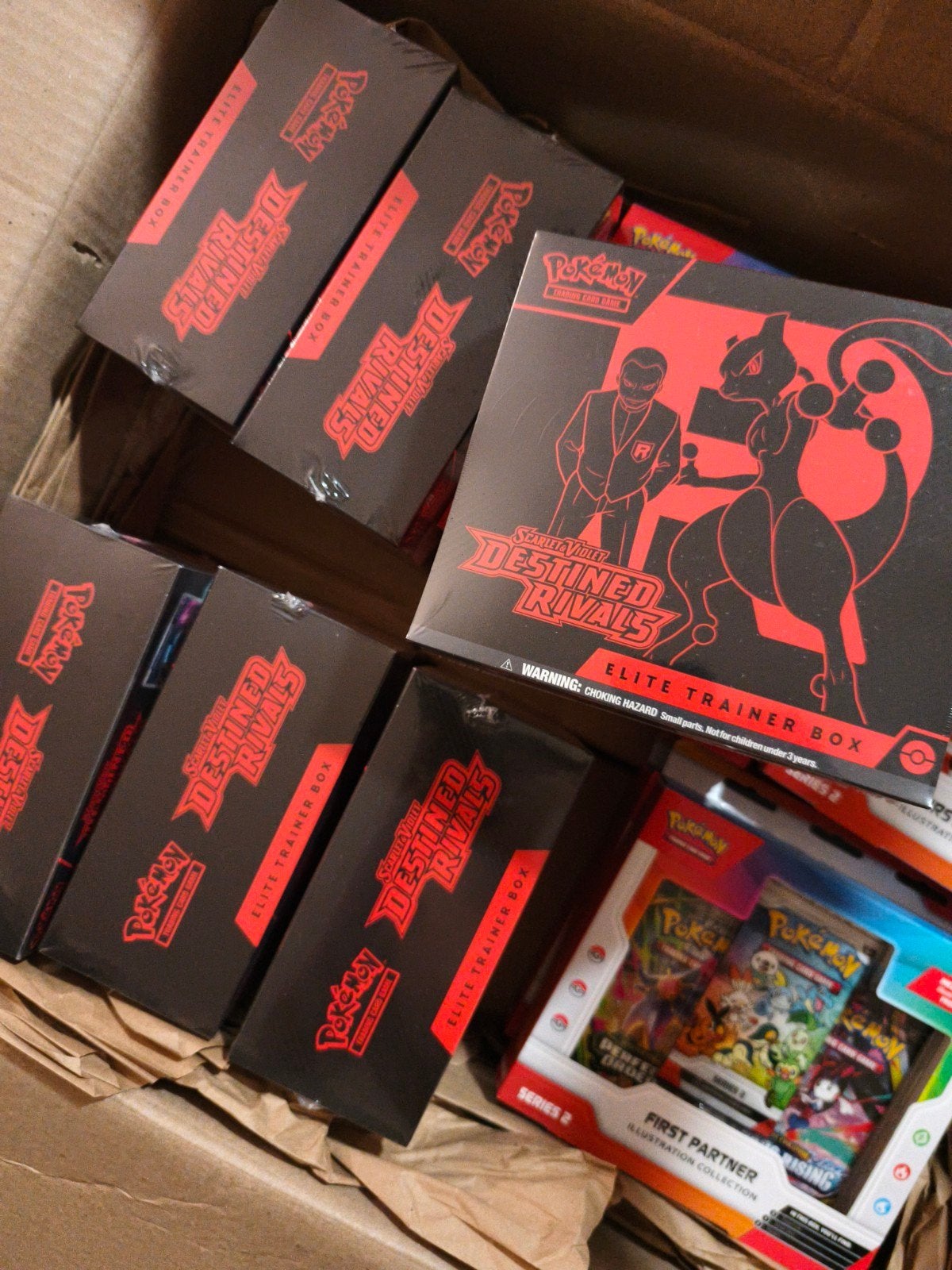 Pokémon Scarlet & Violet Destined Rivals Elite Trainer Box, Ophalen of Verzenden, Nieuw, Overige typen