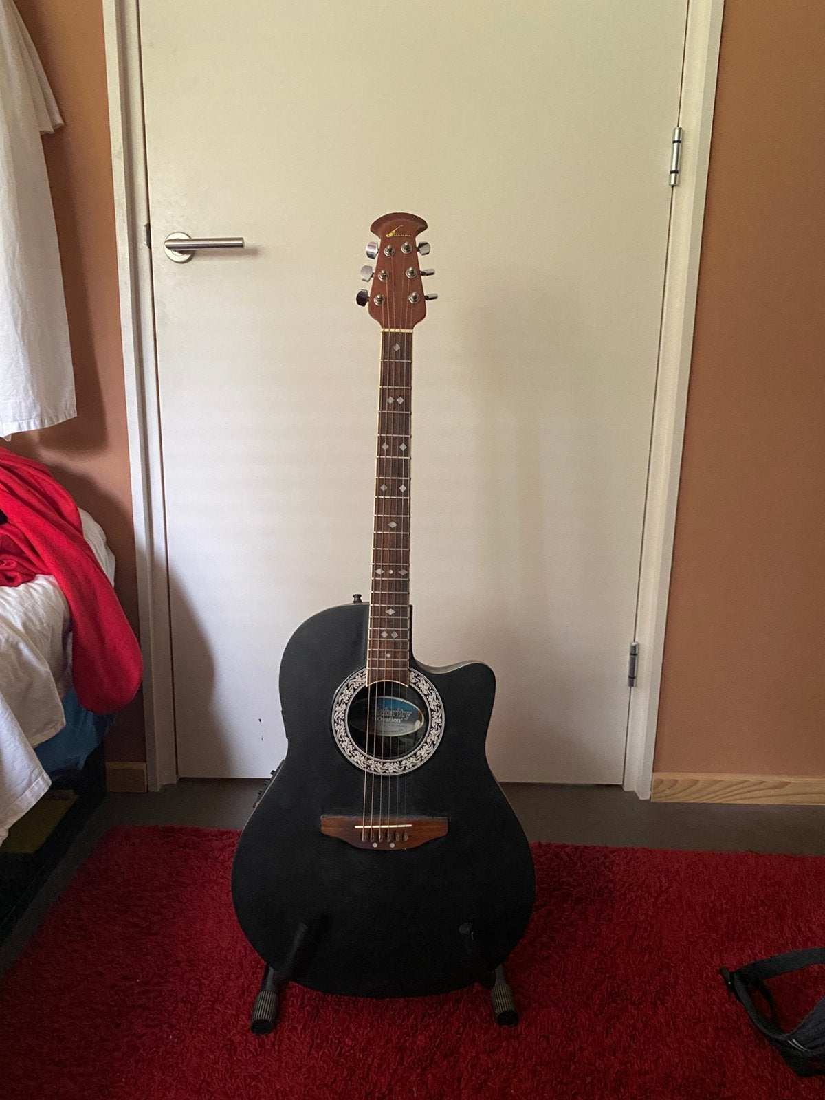 Ovation akoestische gitaar, Ophalen, Zo goed als nieuw, Western- of Steelstringgitaar, Met (piezo-)element