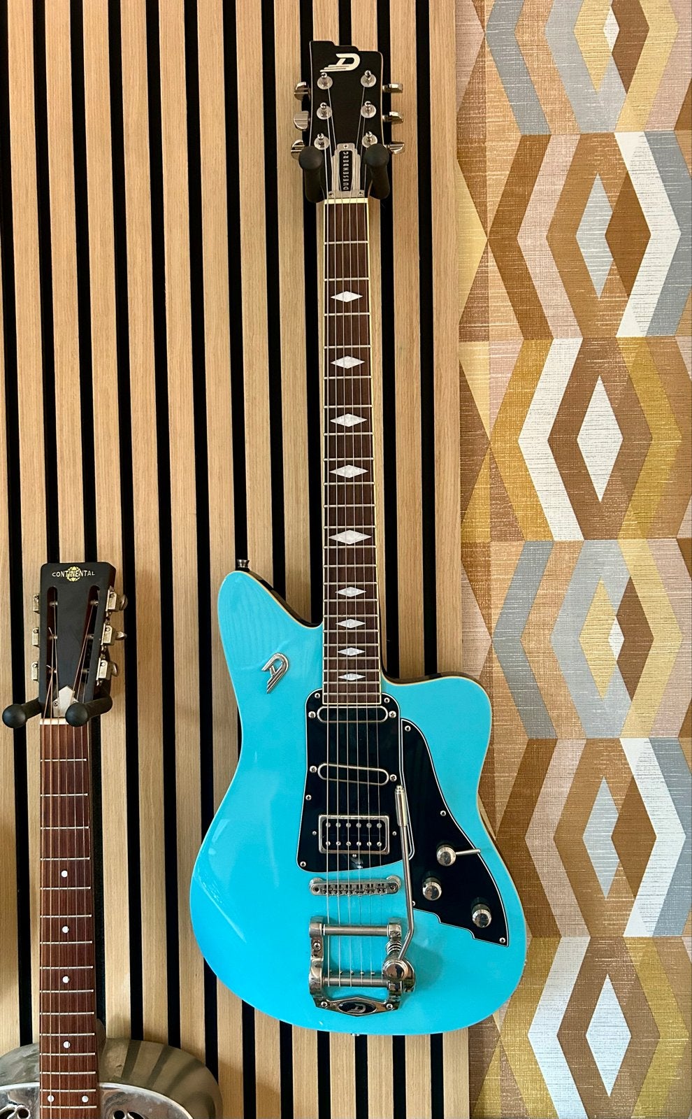 Duesenberg Paloma - Narvik Blue, Ophalen, Zo goed als nieuw, Semi-solid body, Overige merken