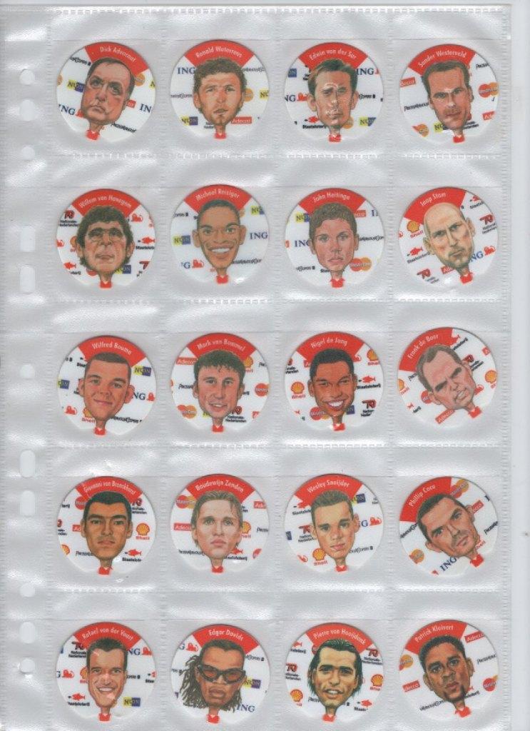 Complete set AH Voetbal koppies flippo flippos gratis, Verzamelen, Flippo's, Ophalen of Verzenden, Verzameling
