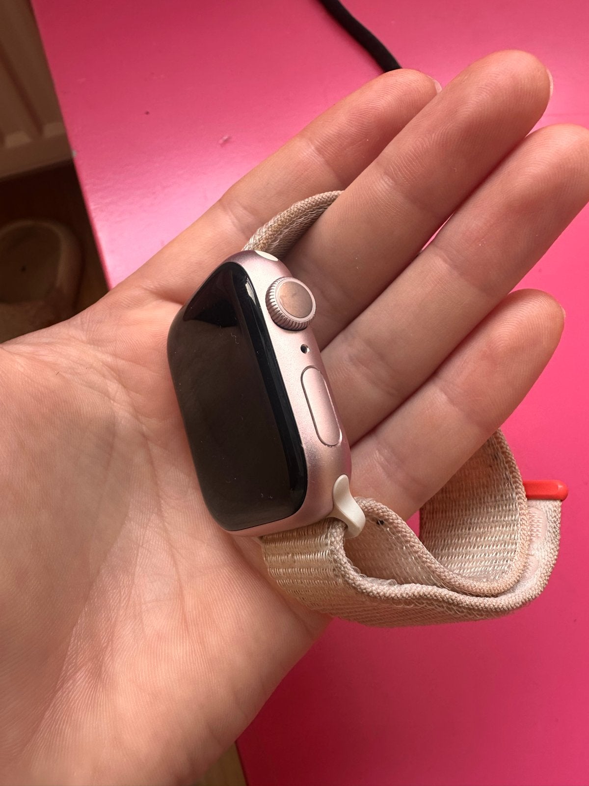 Apple Watch SE Roze met bandje en oplader, Sieraden, Tassen en Uiterlijk, Smartwatches, Ophalen, Gebruikt, Hartslag, IOS