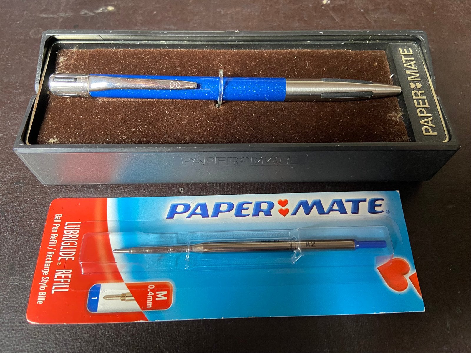 Mooie goedwerkende PaperMate balpen,met draai mechaniek, oud, Ophalen of Verzenden, Zo goed als nieuw, Balpen, Overige merken