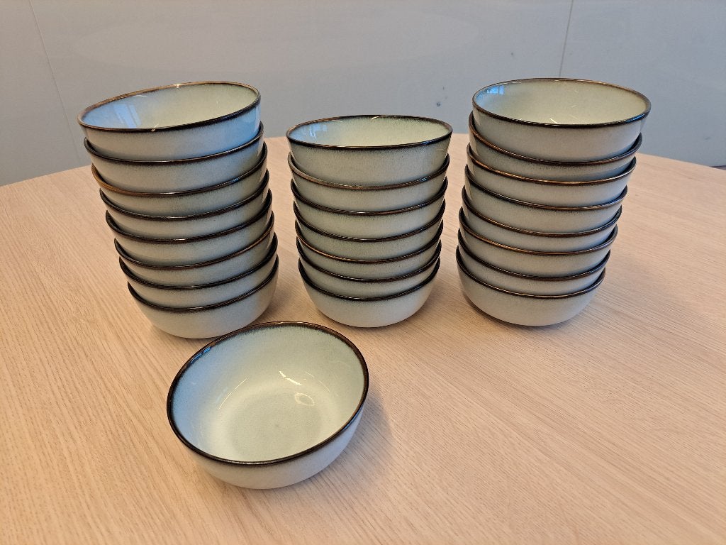 14x Schaal 14cm IKEA GLADELIG grijs, Ophalen, Gebruikt, Schaal of Schalen, Overige stijlen