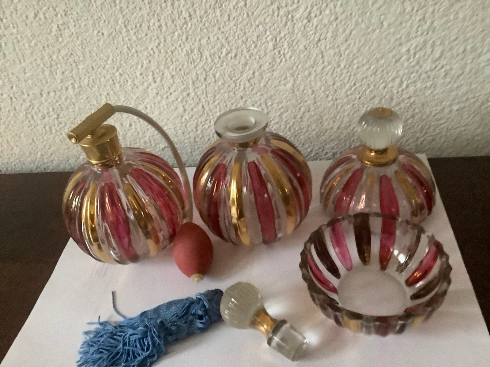 Antiek parfumsetje,, Antiek en Kunst, Ophalen of Verzenden