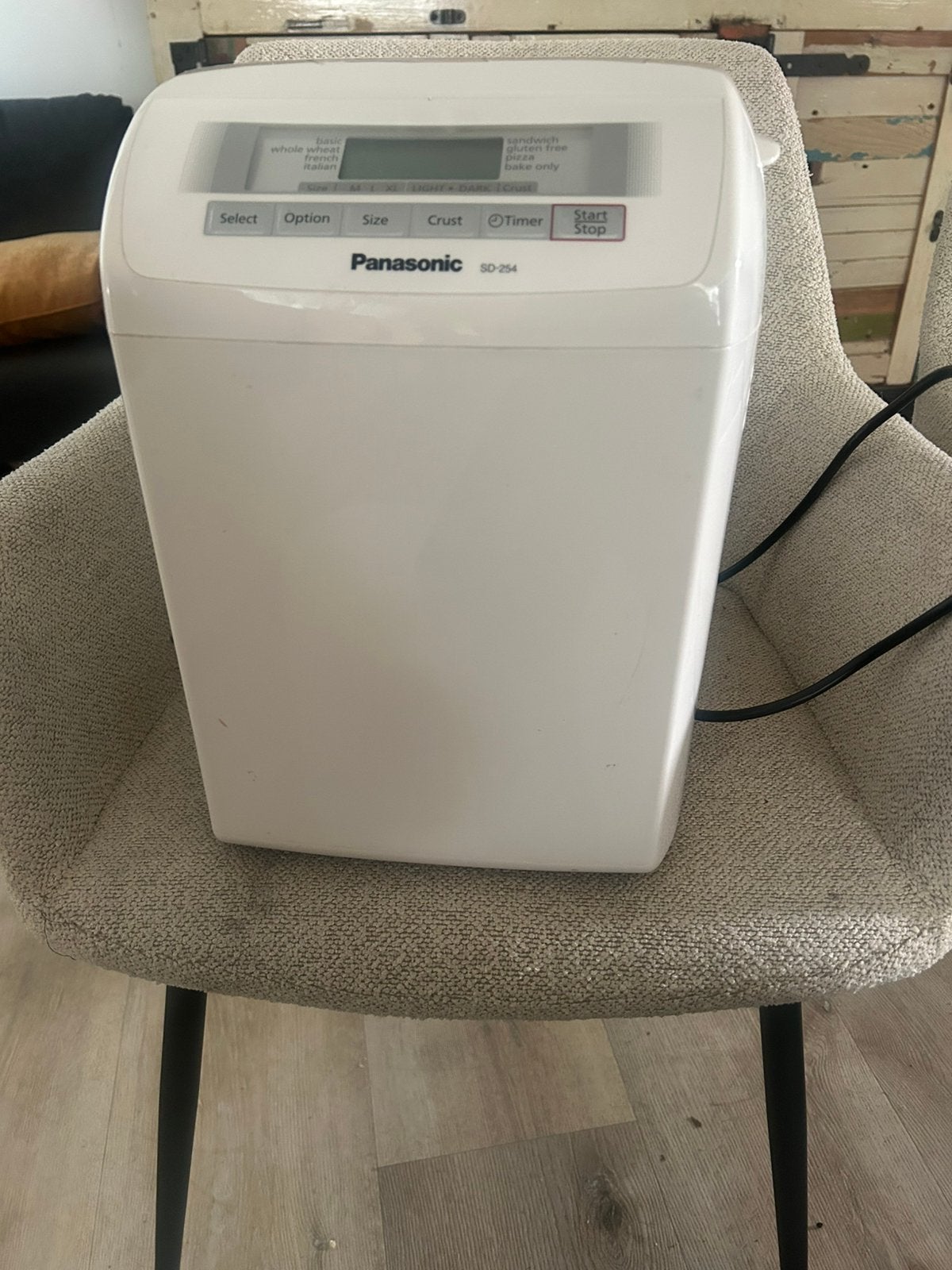 broodbakmachine panasonic SD-254, Met timer, Meer dan 10 programma's, 800 tot 1200 gram deeg, Ophalen of Verzenden