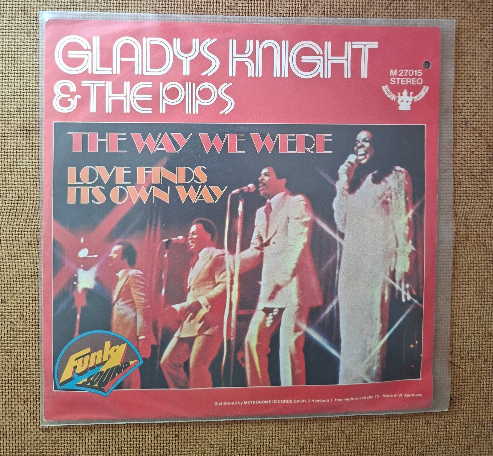 Knight, Gladys  - The way we were - Single is TOP, Cd's en Dvd's, Gebruikt, 7 inch, Single, Ophalen of Verzenden