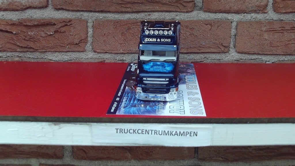 Tekno  Scania  Torpedo  Topline  4 x 2  van  Coles  &  Sons., Hobby en Vrije tijd, Ophalen of Verzenden, Nieuw, Bus of Vrachtwagen