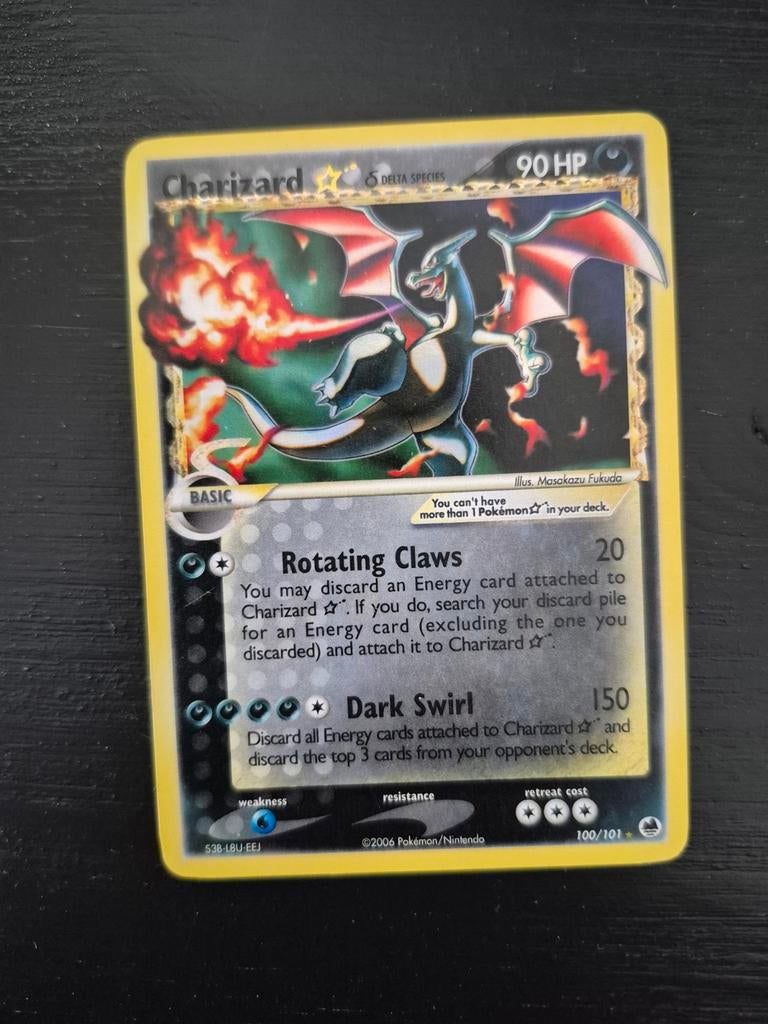 Pokémonkaart Charizard 100/101, Ophalen, Gebruikt, Losse kaart