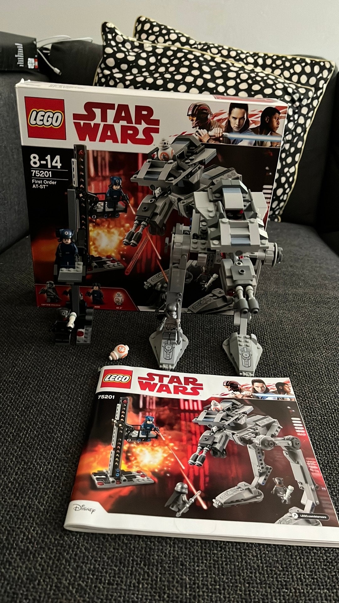 #75201 LEGO Star Wars First Order AT-ST, Ophalen of Verzenden, Zo goed als nieuw