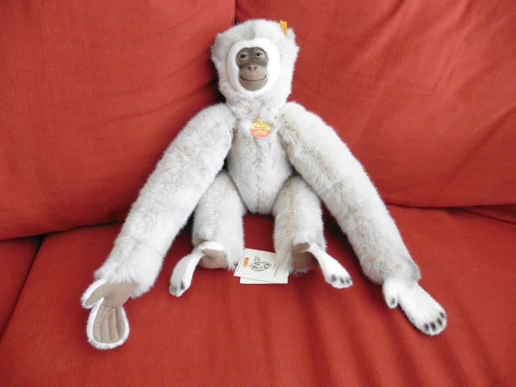 Steiff Monkey Bongo Gibbon, EAN 061509, Antiek en Kunst, Antiek | Speelgoed, Ophalen of Verzenden
