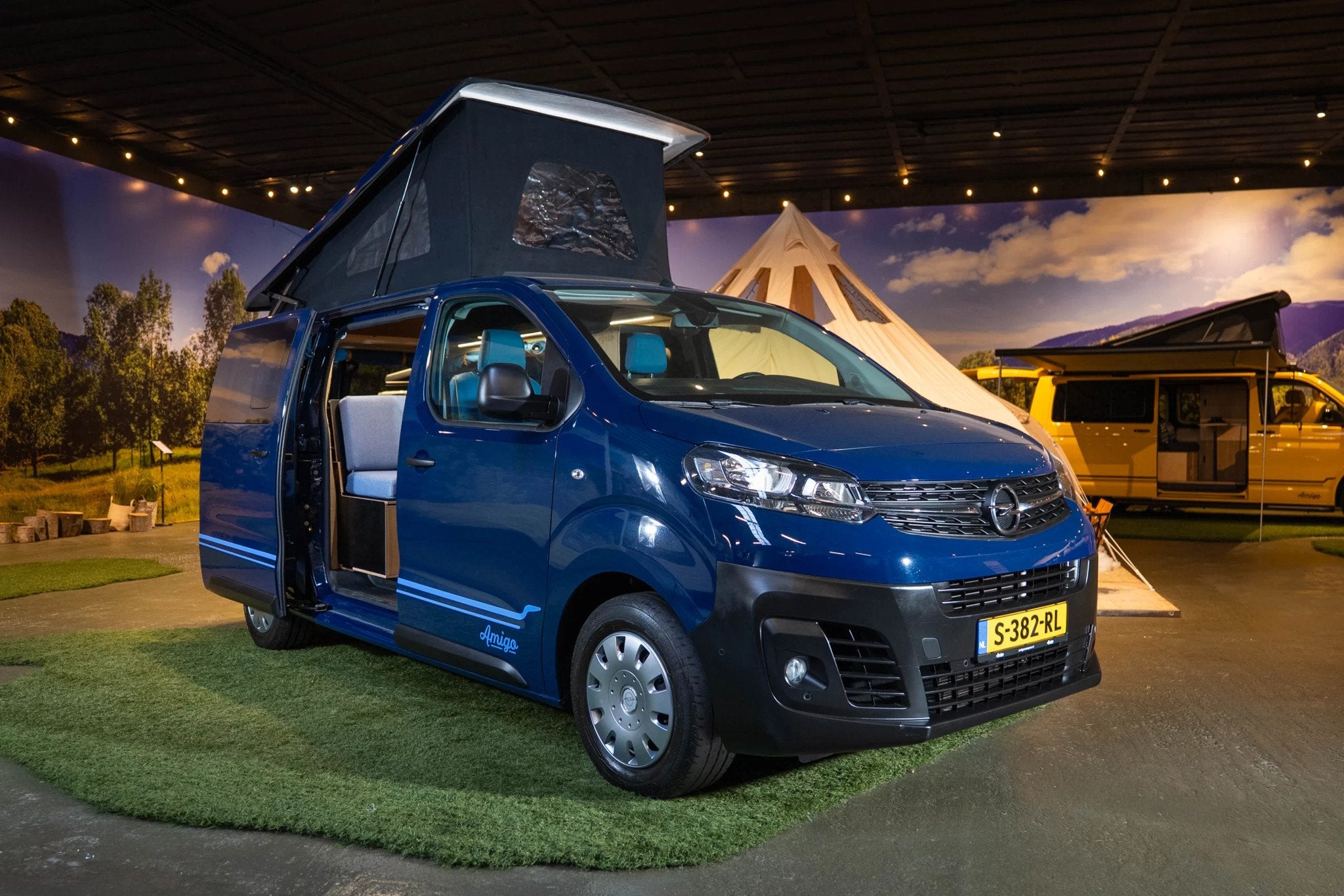 Opel Vivaro Amigo Camper (nieuw - diesel - 2 pers), Caravans en Kamperen, Overige merken, Airconditioning, Buscamper of Camperbus