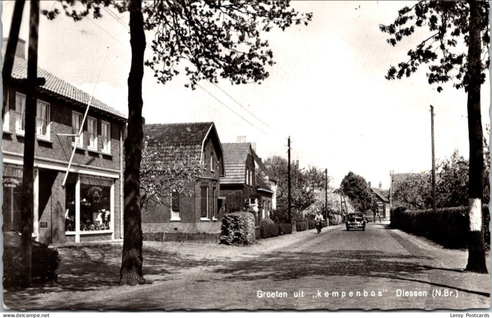 Groeten uit Diessen, Kempenbos 1966 (NB), Verzenden, 1960 tot 1980, Ongelopen, Noord-Brabant