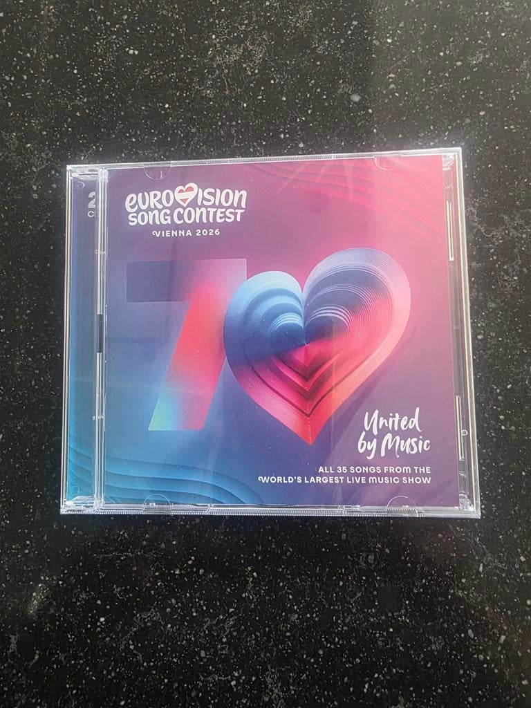 Eurovisie Songfestival 2026 Wenen (2 CD), Ophalen of Verzenden, 2020 tot heden, Nieuw in verpakking