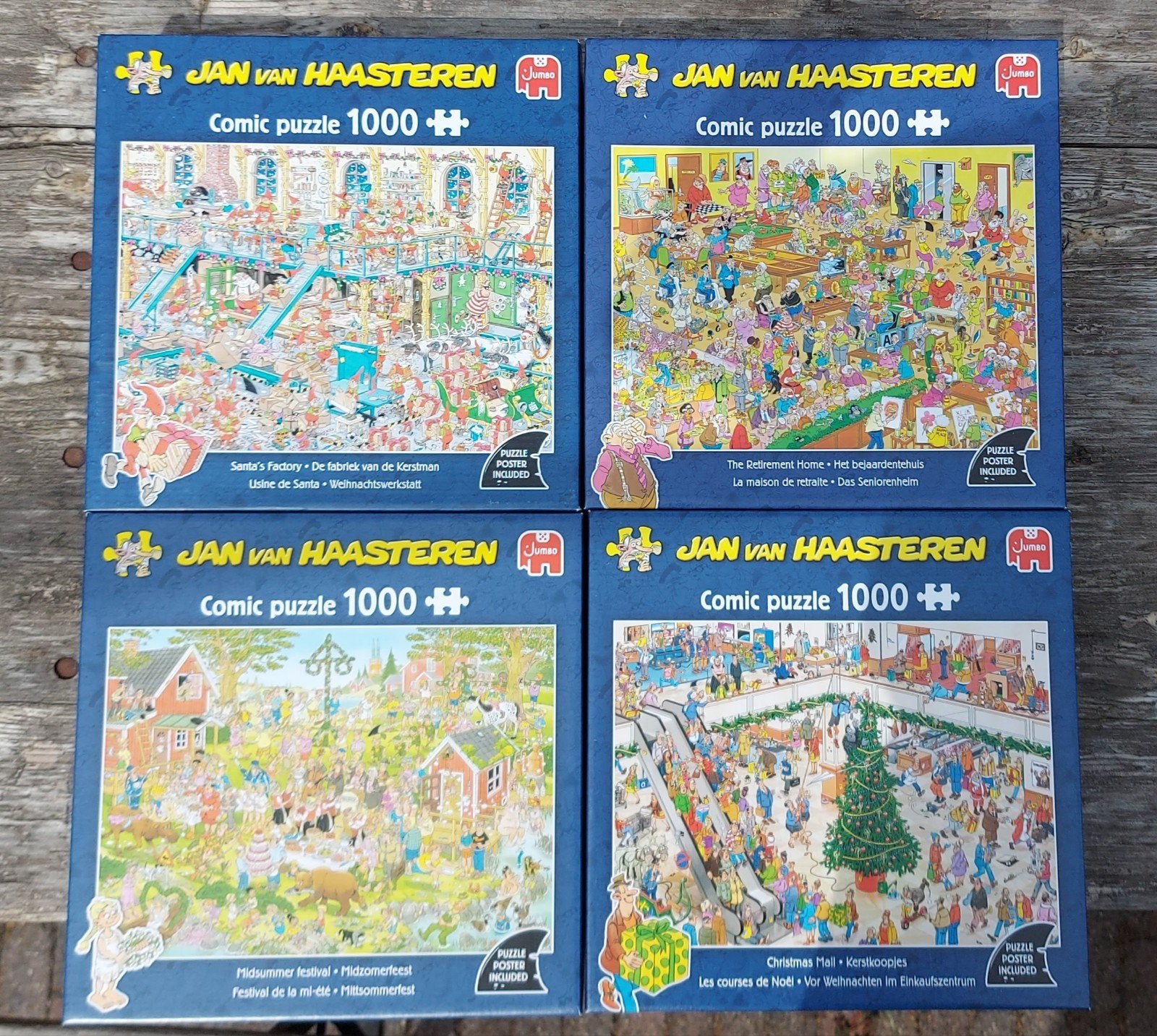 Jan van Haasteren 41000 puzzels, Ophalen of Verzenden, 500 t/m 1500 stukjes, Zo goed als nieuw