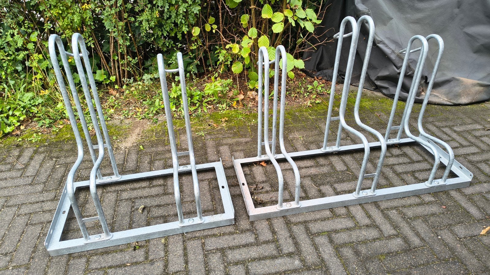 Gegalvaniseerde fietsenrekken (2 stuks), Ophalen, Zo goed als nieuw