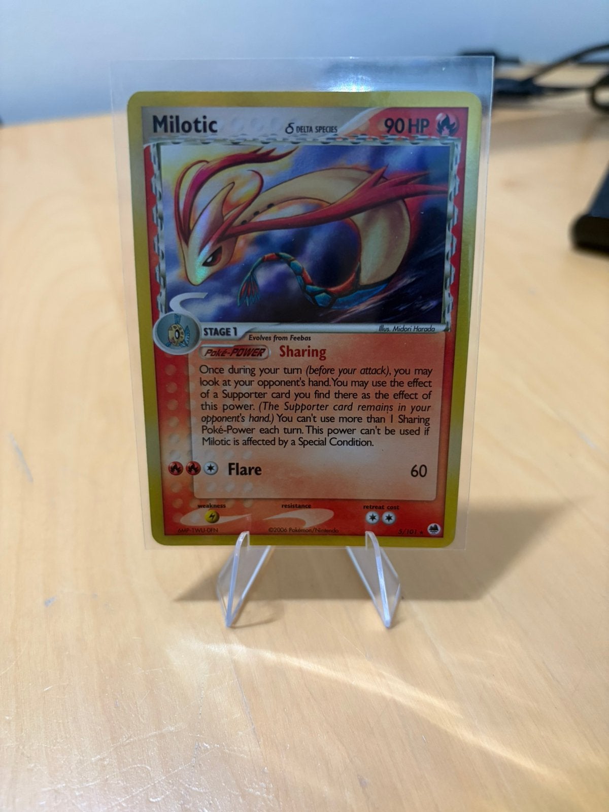 Milotic EX Dragon Frontiers holo, Hobby en Vrije tijd, Verzamelkaartspellen | Pokémon, Ophalen, Zo goed als nieuw