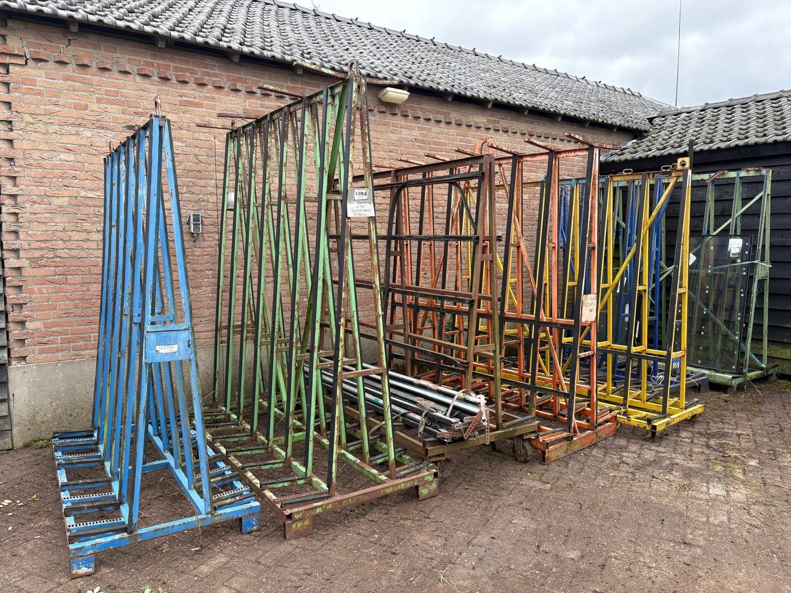 glasbokken te koop, Ophalen, Gebruikt