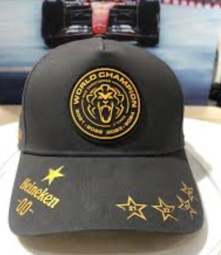Originele Max Verstappen World Champion Pet, Verzenden, Zo goed als nieuw, One size fits all, Pet