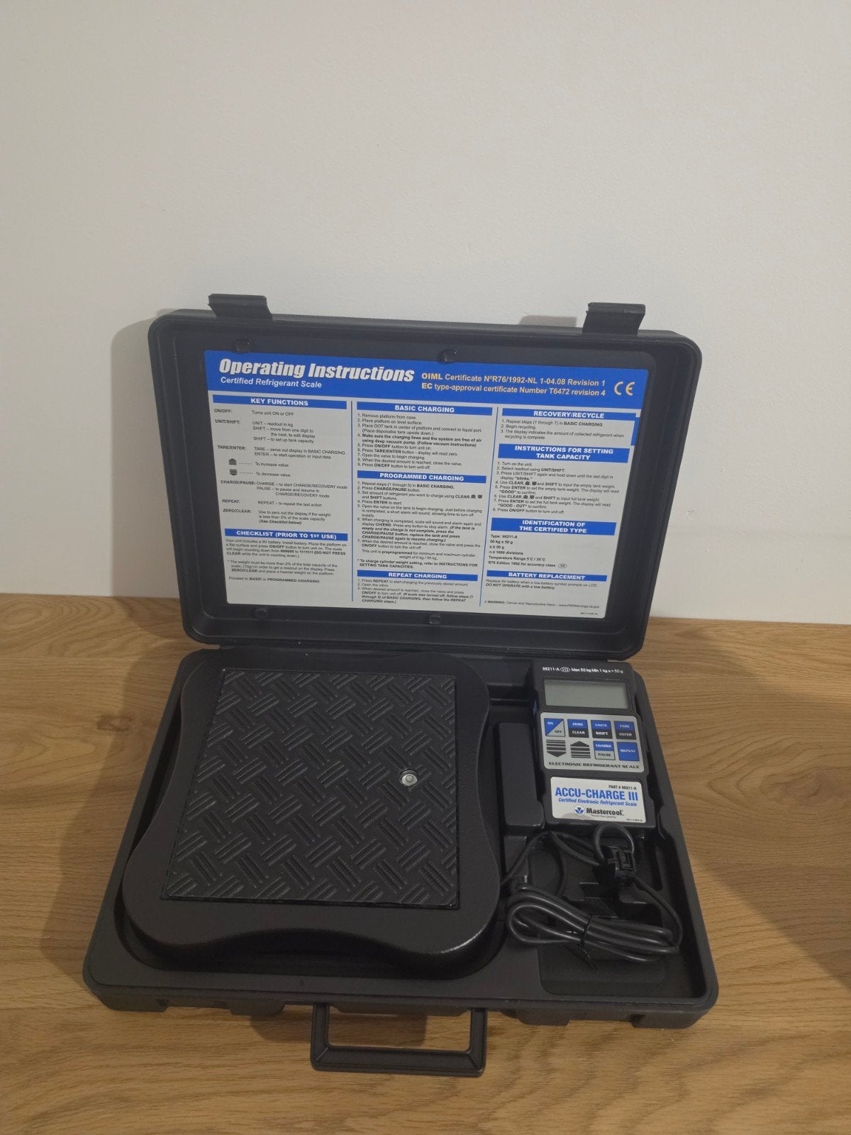 Mastercool Accu-Charge III Koelmiddel Weegschaal, Ophalen of Verzenden, Nieuw, Overige typen