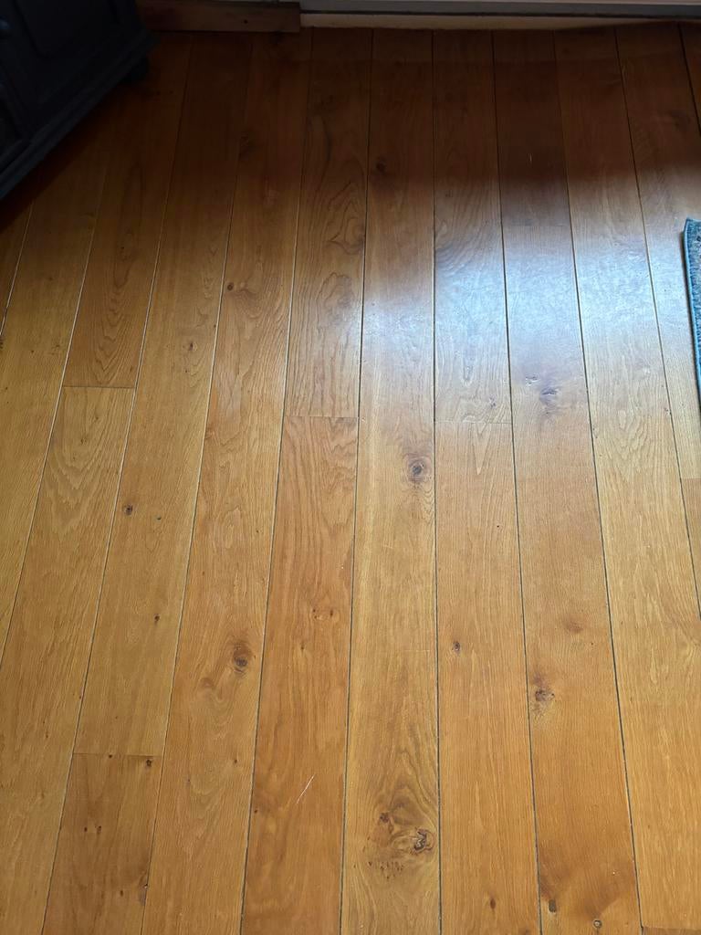 Houten parket - Eiken gebruikt, Parket, Gebruikt, Ophalen of Verzenden, 10 m² of meer