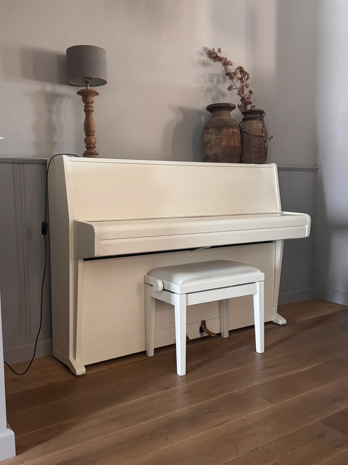 Förster piano, Ophalen, Gebruikt, Wit, Piano