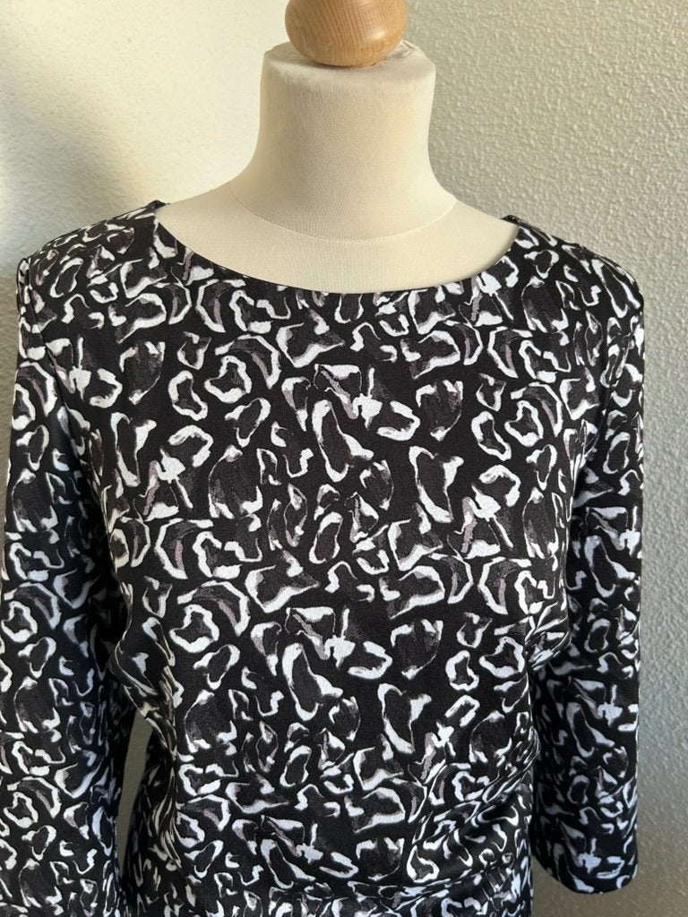 Atelier maat 46 classy elegante jurk 3050, Atelier, Zwart, Maat 46/48 (XL) of groter, Ophalen of Verzenden