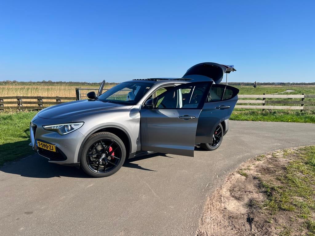 Alfa Romeo Stelvio 2.0T AWD 2018 Grijs, Automaat, 1995 cc, Euro 6, Bruin