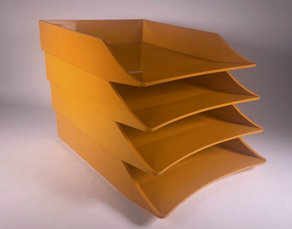 4x Samp Design MANADE brievenbak 1970s Corbeille a Courrier, Ophalen of Verzenden, Huis en Inrichting