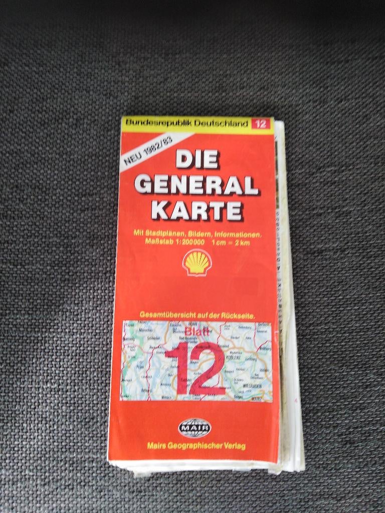 Die General Karte Deutschland 12 - 1982/83, Ophalen of Verzenden, Gebruikt