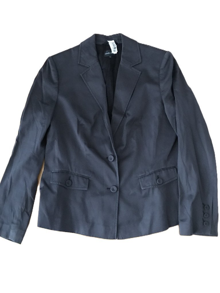 Claudia Strater katoenen jasje blazer grijs maat 42, Verzenden, Maat 42/44 (L), Zo goed als nieuw, Jasje