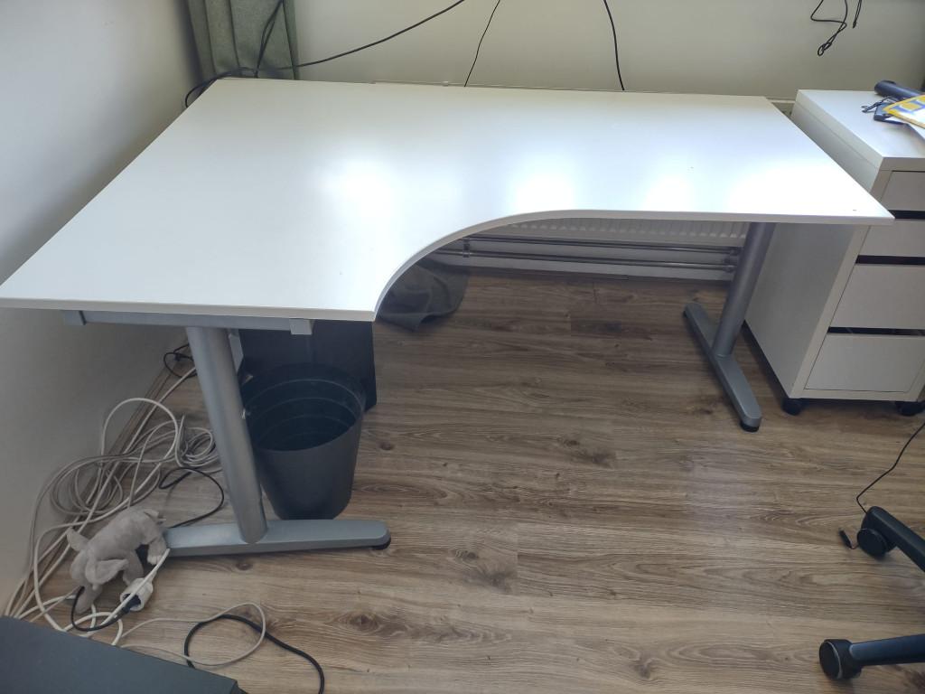 Ikea Galant Bureau, Huis en Inrichting, Bureaus, Ophalen, 160 cm, Gebruikt, 120 cm