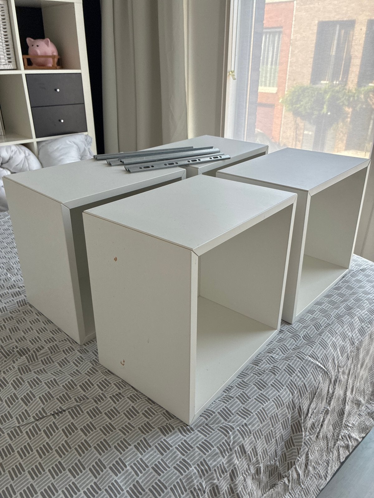IKEA Eket kastjes - 4 stuks, Ophalen, Gebruikt